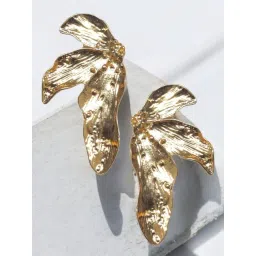 OOMPH Gold FLORAL Drop Earrings-picture-15
