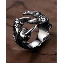 oomph Men Vintage Gothic Dragon Claw Biker Ring-picture-10