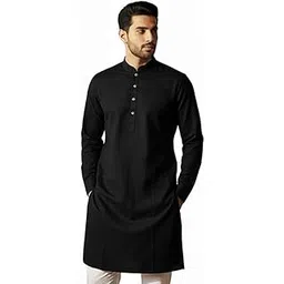 oomph! Men's Ethnic Traditional Straight Kurta | High Neck Full Sleeves | Traditional Indian Festive Kurta | Stylish Casual and Wedding-picture-34