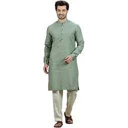 oomph! Men's Ethnic Traditional Straight Kurta | High Neck Full Sleeves | Traditional Indian Festive Kurta | Stylish Casual and Wedding-picture-40