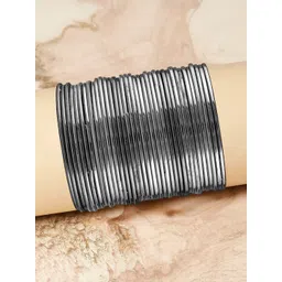 OOMPH Set Of 36 Oxidised Bangles image 1