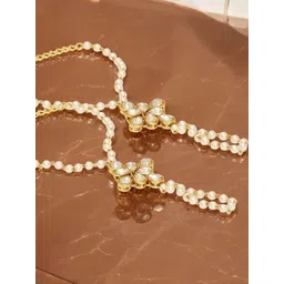 OOMPH Women 2 Kundan Handcrafted Wraparound Bracelet-picture-40