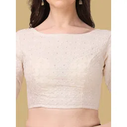 Oomph! Women Embroidered Saree Blouse image 3