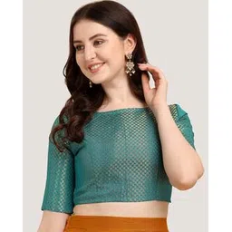 oomph! Women Self-design Back Open Blouse-picture-13