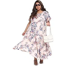 oomph! Women's Crepe A-Line Maxi Plus Size Dress - plusd50-picture-52