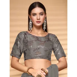 Oomph! Woven Design Jacquard Traditional Saree Blouse-picture-19