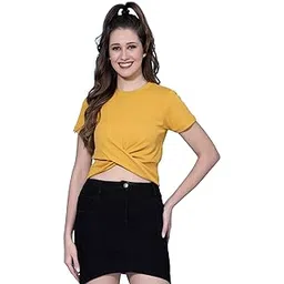 OOMPH! Women's Relaxed Fit Polyester Crop Tops mt593-picture-12