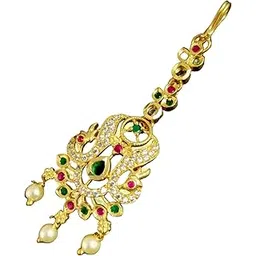 opal touch Festive Foliage Gold Plated Tika-picture-31