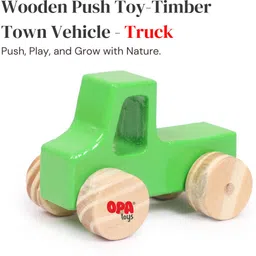 opatoys Premium Wooden Push & Pull Toy Timber Town Vehicle Truck-picture-26