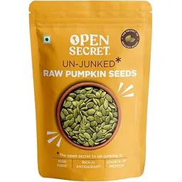 Open Secret Pumpkin Seeds | 200g | Seeds, Pumpkin Seeds 200gm, Raw Pumpkin Seed, Seeds for Eating, Healthy Snacks, Rich in Antioxidant & Protein Rich Seeds, Rich in Fibre, No Preservatives (Pack of 1)-picture-30