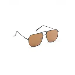 Opium Brown UV Protection Square Sunglasses for Men-picture-17