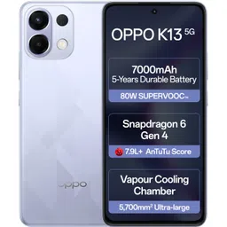 oppo K13 5G with 7000mAh and 80W SUPERVOOC Charger In-The-Box (Icy Purple, 256 GB)-picture-28