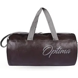 OPTIMA Leather Sports Duffle Bag, 29L Waterproof Gym Bag for Durable Travel Duffel Bag with Shoulder Strap | Brown-picture-31