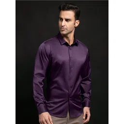 OQUENT Cord Standard Spread Collar Polycotton Slim Fit Shirt-picture-29