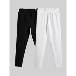 Orange Sugar Girls Pack Of 2 Ankle-Length Leggings-picture-39