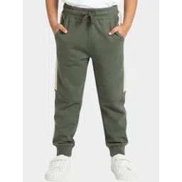 Orange Sugar Kids Colourblocked Mid-Rise Joggers-picture-27