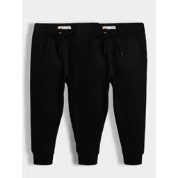 Orange Sugar Kids Unisex Pack of 2 Winter Fleece Joggers-picture-26