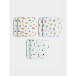 Orange Sugar Pack Of 6 Printed Cotton Muslin Napkins-picture-17