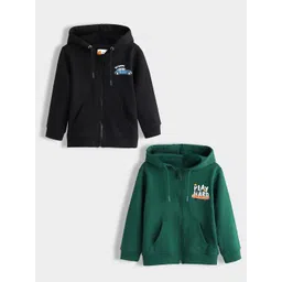 Orange Sugar Unisex Kids Printed Hooded Sweatshirt-picture-15