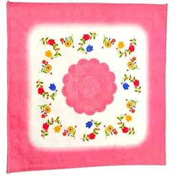 oras Cotton Premium Collection Handkerchief|Small Flower Design & Colorful Look|Size 30 x 30 x CM, Set of 6 Piece (Multicolor)-picture-15