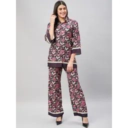 Orchid Blues Printed Shirt & Trousers Co-Ords-picture-33