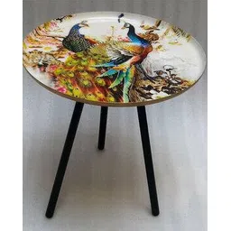 order happiness Decorative Peacock Design With Table Stand Tray-picture-6