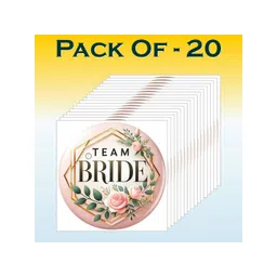 ORDERSHOCK Set Of 20 Team Bride Waterproof Temporary Tattoo Stickers-picture-27