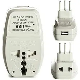 Orei India to Switzerland, Rwanda, Liechtenstein (Type J) Travel Adapter Plug - 3 in 1 - CE Certified - RoHS Compliant with USB and Surge Protection Worldwide Adapter (DBU-J)-picture-55