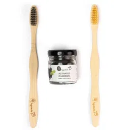 Organic B Oral Care Pack Brush & Charcoal Tooth Powder - 20 gm-picture-14