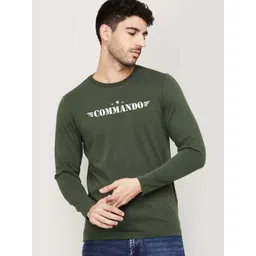 Organic Chics Men Bio Finish Typography Printed Round Neck Cotton T-shirt-picture-14