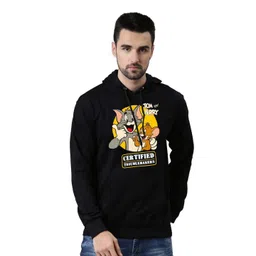 Organic Chics Men Printed Hooded Sweatshirt-picture-13