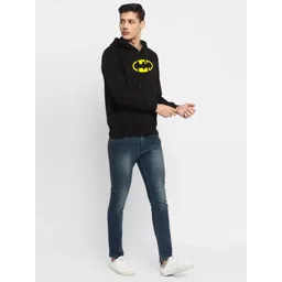 Organic Chics Men Printed Hooded Sweatshirt image 3