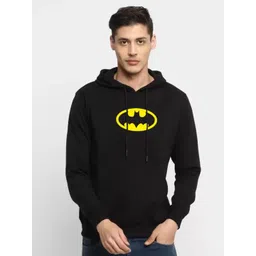 Organic Chics Men Printed Hooded Sweatshirt image 1