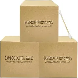 Organic Cotton Swabs Large Size 860pcs, Longer Bamboo Stick and More Cotton-picture-33