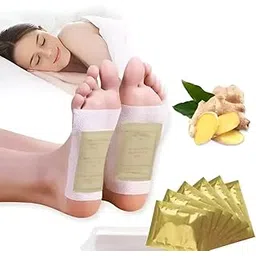 Organic Ginger Foot Detox Pads – 10 Pcs | Natural Cleansing Foot Patches to Remove Toxins, Promote Relaxation & Improve Sleep – Herbal Health Foot Patch-image-6