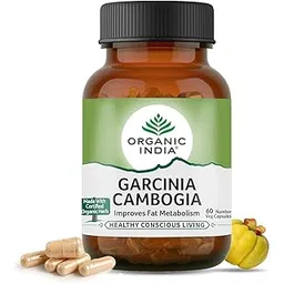 ORGANIC INDIA Garcinia Cambogia 60 Capsule || Improve Fat Metabolism || Weight-Loss Supplement || Immunity Booster - 60 Caps-picture-31