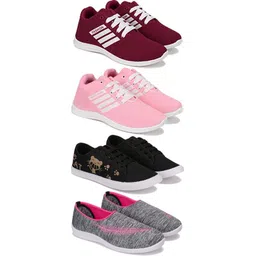 oricum Sports Running shoes For Women Combo(MR)-1703-1704-1629-1543 (Multicolor Pack of 4) Walking Shoes For Women-picture-25