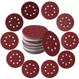 Oriental 5 inch (125 mm), Grit Size 1500 & 2000 ‎Aluminium Oxide Adhesive Sanding Disc with 8 Holes for Orbital Sander (Pack of 40 Pcs)-picture-30