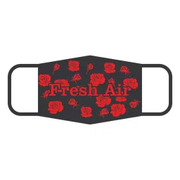 ORILEY OA5070 Universal Unisex Reusable Cotton Face Mask Rose design (Pack of 10)-picture-21
