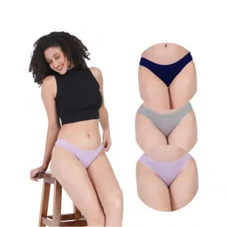 ORLIZEA Set Of 3 Cotton Blend Thongs-picture-15