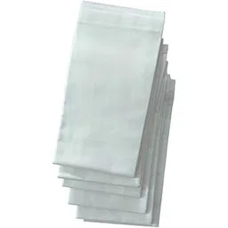 Ornamelz - Pure Cotton - White color fabric - Plain - Women/Men/kids - Handkerchiefs/Hankies-picture-44