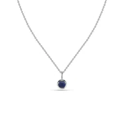 Ornate Jewels 925 Silver Blue Rhodium Plated Natural Sapphire for Women & Girls-picture-17