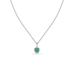 Ornate Jewels 925 Silver Green Rhodium Plated Natural Sakota Emerald for Women & Girls-picture-46