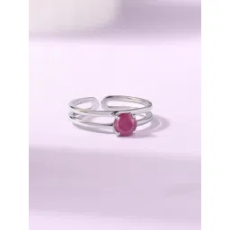 Ornate Jewels 925 Sterling Silver Pink Ring for Women-picture-35