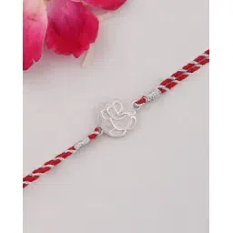 ornate jewels Men Sterling Silver Ganesha Rakhi-picture-16