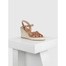 Oroh Leather Party Wedge Sandals-picture-36
