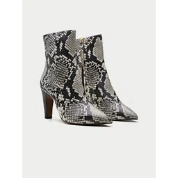 Oroh Women Animal Printed Leather Block Heeled Chelsea Boots-picture-32