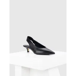 Oroh Women Leather Party Kitten Pumps-picture-39