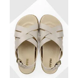 Oroh Women Open Toe leather Flats-picture-35