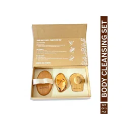 OROSSENTIALS Set Of 3 Dry Body Brush, Foot Scraper & Scalp Massager Set-image-9